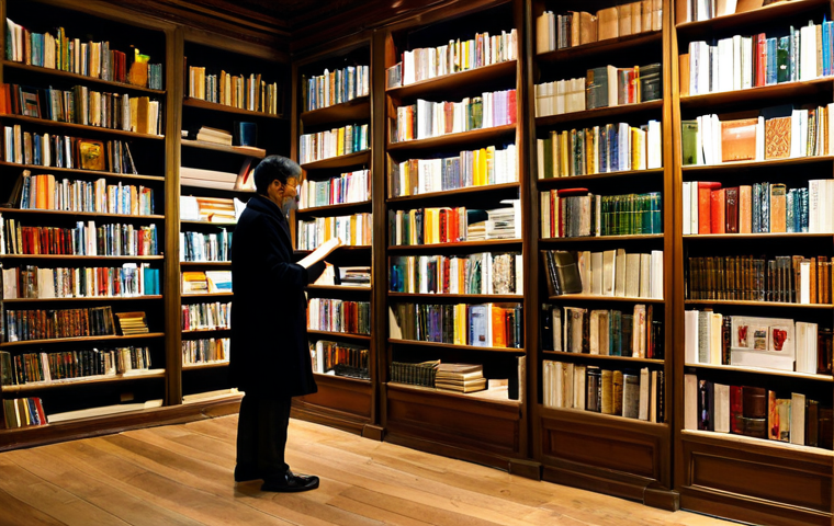 **
"A sophisticated Parisian bookstore, "Le Phénix" or "L'Arbre à Lettres" sign visible, featuring a display of modern Turkish novels in French translation. A reader, elegantly dressed, browses the shelves. Warm lighting, bookshelves filled with books, safe for work, appropriate content, fully clothed, professional atmosphere, perfect anatomy, natural proportions, high quality photography."
**