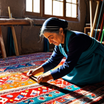 튀르키예의 전통적 예술 양식 - Turkish Carpet Weaver**

"A professional artisan, fully clothed in modest, traditional Anatolian dre...
