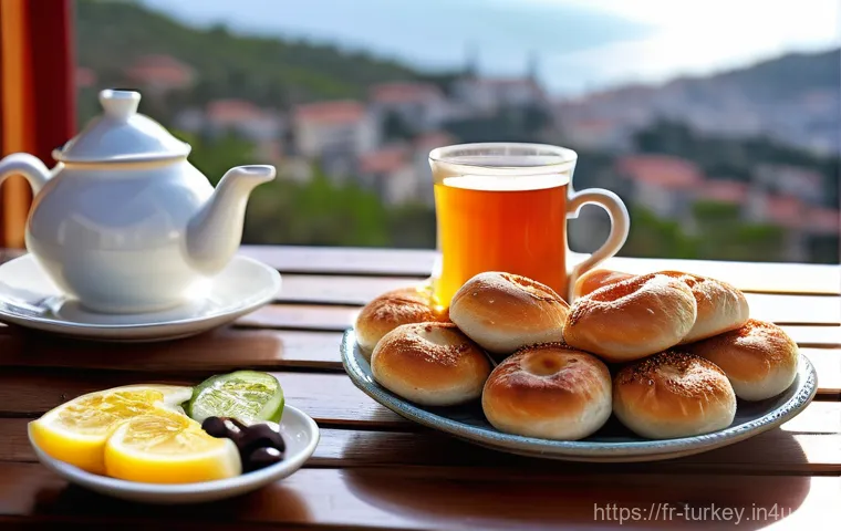 튀르키예 여행 가이드북 추천 - **Prompt:** A breathtaking panoramic view of Cappadocia at sunrise. Numerous vibrant hot air balloon...