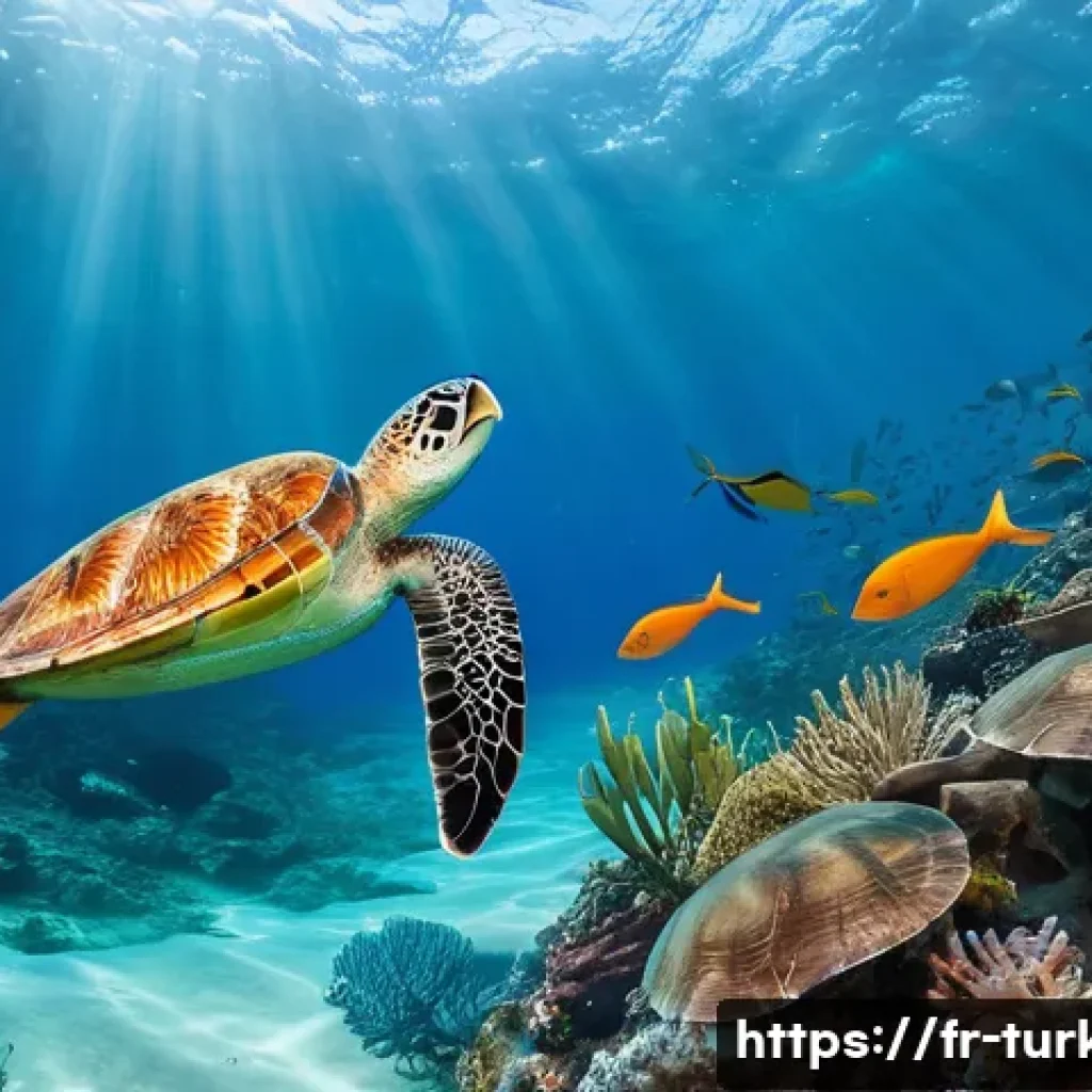 튀르키예의 해양 보호 정책 - **"Underwater Sanctuary in a Turkish Marine Protected Area"**
    A vibrant, ultra-realistic underwa...