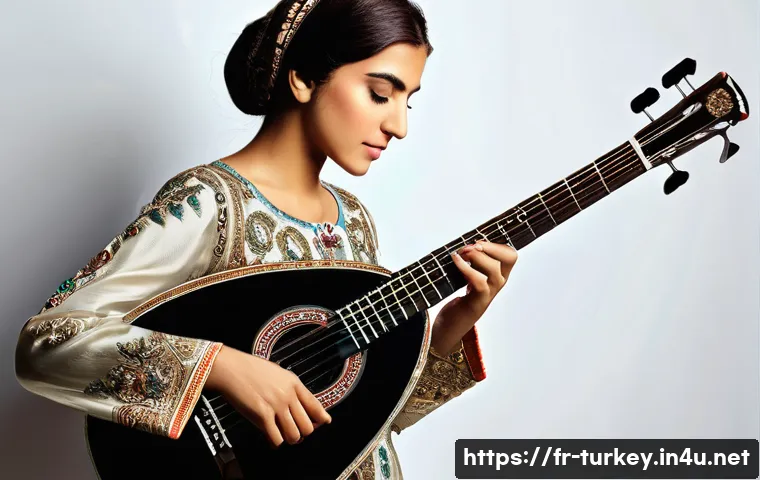 튀르키예의 대중가요와 음악 산업 - **Prompt 1: Fusion of Ottoman Heritage and Modern Sound**
    "A talented Turkish female musician, i...
