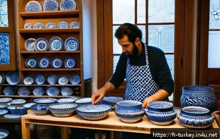 튀르키예에서의 창의적 워크숍 참여 - A vibrant artisan workshop set in a charming Istanbul neighborhood, featuring skilled craftspeople d...